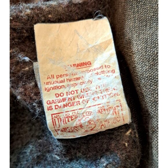 Vintage Carhartt Jacket Coat Rancher Chore Flannel Blanket Lined Work Mens Size - Picture 8 of 15